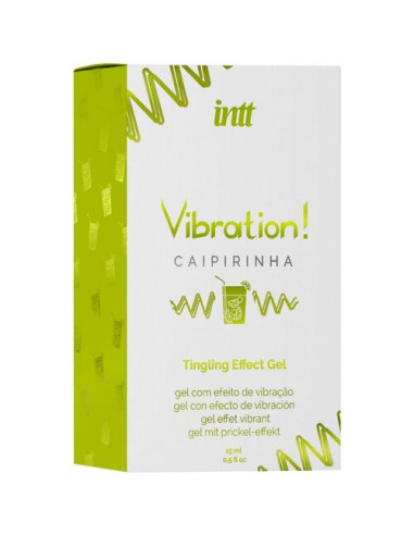 Gel vibrador líquido INTT sabor caipirinha – Estimulante íntimo 15 ml