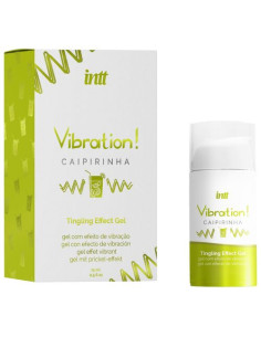 Gel vibrador líquido INTT sabor caipirinha – Estimulante íntimo 15 ml