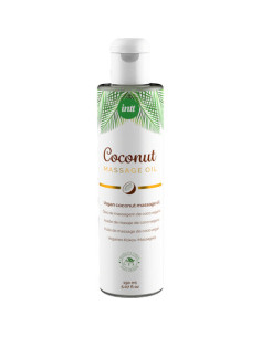 Aceite de masaje vegano INTT sabor coco dulce - hidratante y relajante