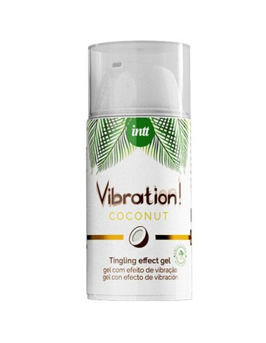 Vegan Vibration Coconut – Lubricante vibrador con aroma a coco. Vegano, besable y estimulante. INTT 15 ml.