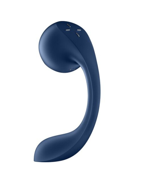 SATISFYER - PRO+ WAVE 4 ESTIMULADOR PUNTO G & AIR PULSE APLICACIÓN GRATUITA AZUL OSCURO