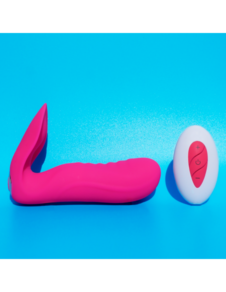 Eros vibrador clitorial y empuje con control remoto