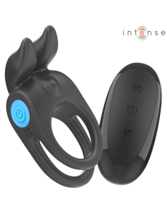 Intense SAM · Anillo doble vibrador con 10 modos + control remoto | Experiencias intensas para parejas