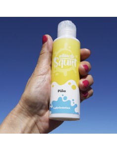 Lubricante base agua sabor piña – 100 ml, hidratante, comestible, seguro con preservativos | Eroteca Orgasms 2