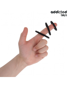 ADDICTED TOYS - SET DE ANILLOS SILICONA MODELO 2 2