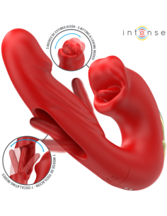 INTENSE - NATHY VIBRADOR DOBLE CON BOCA ESTIMULADORA...