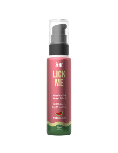 Gel comestible INTT Lick Me sabor sandía con efecto calor – 50 ml